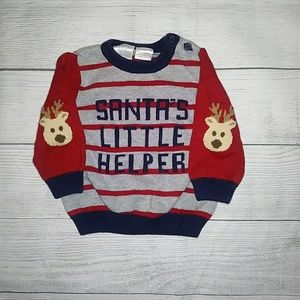 5/$10 Adorable Christmas Sweater size 6m.